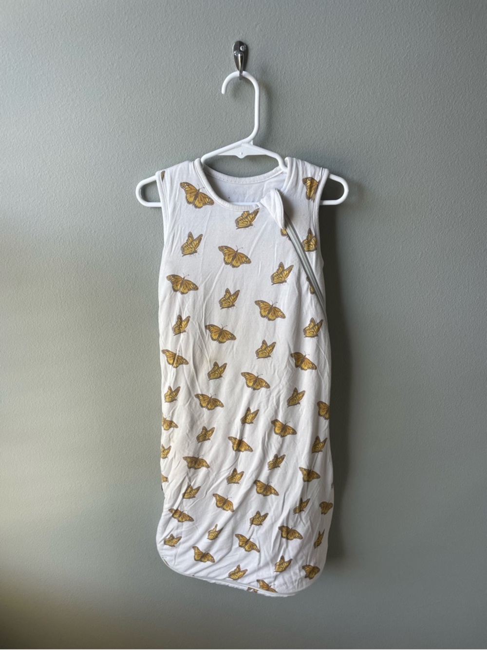 Kyte Baby Monarch Butterfly Print Bamboo Sleep Sack size Small 1.0 TOG